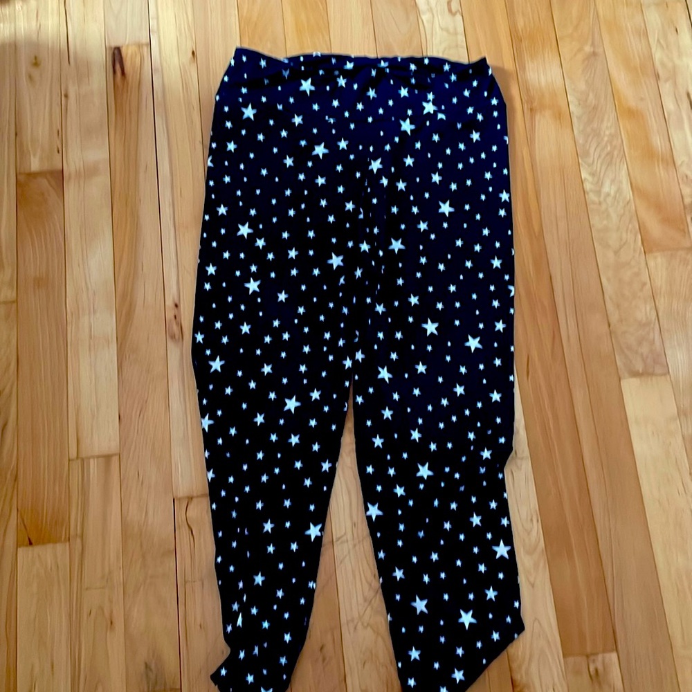 Navy blue star leggings